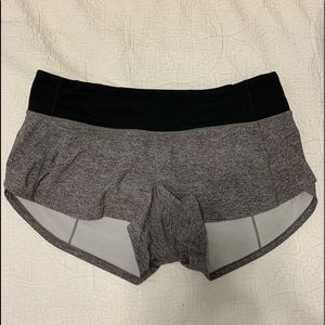Grey lululemon shorts